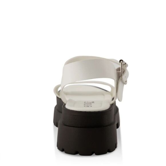 Ladies platform sandals sz 7.5 - Picture 2 of 3